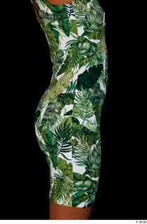 Luna Corazon dressed green patterned dress hips 0007.jpg